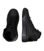 Кожаные кроссовки Calvin Klein - черный(HM0HM01164)