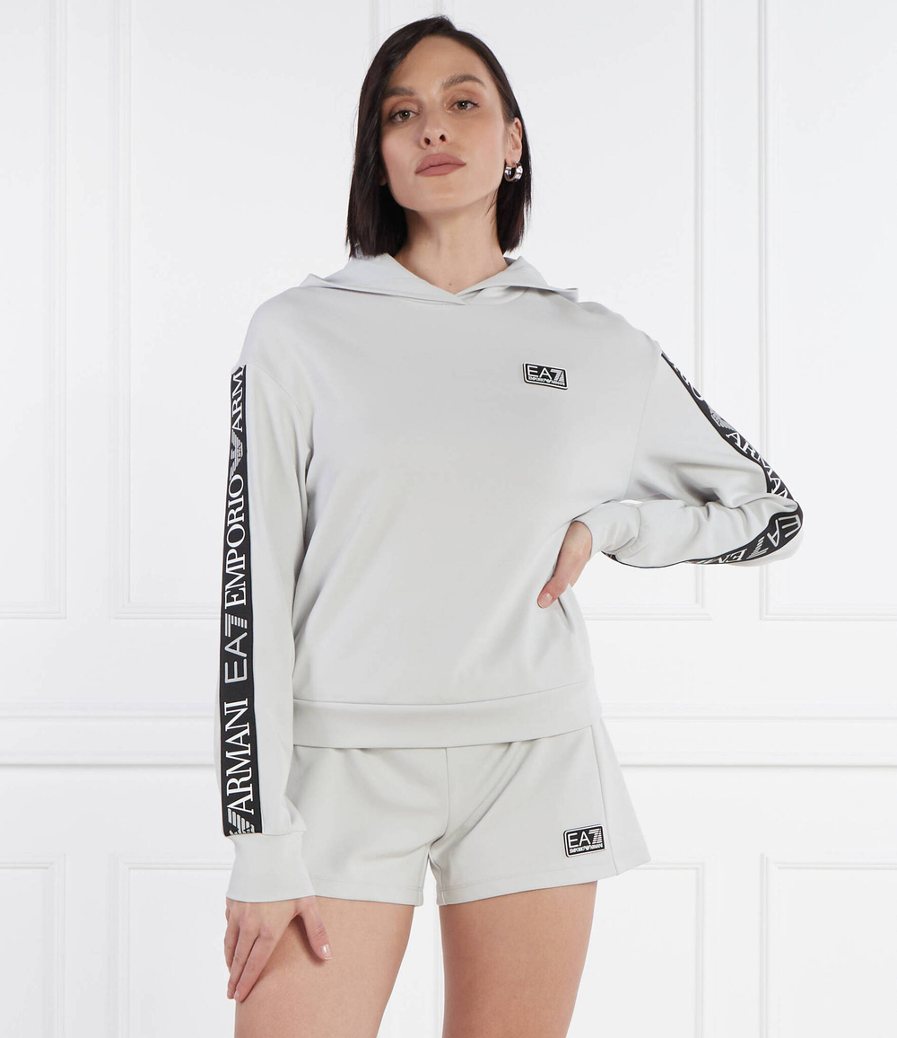 Худи EA7 - серый(3DTM32 TJKWZ)