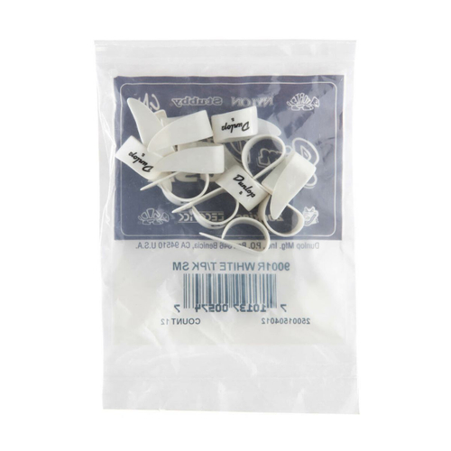 Dunlop 9001R Plastic Thumbpick White 12Pack