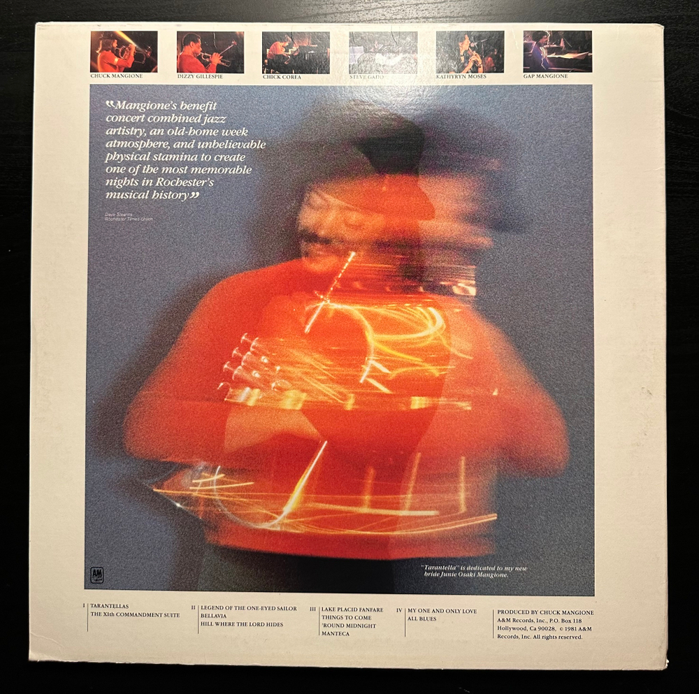 Chuck Mangione - Tarantella 2LP (США 1981г.)