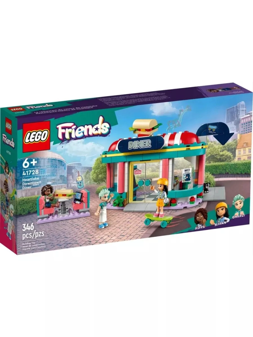 Лего 41728 Закусочная в центре Хартлейк Lego Friends