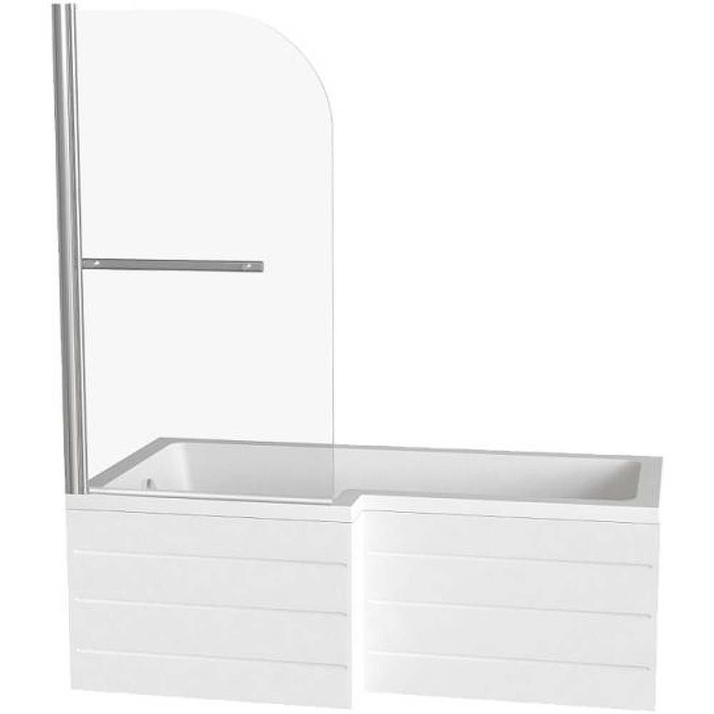 Акриловая ванна Bas (Бас) Эсте 170х85 L, с каркасом