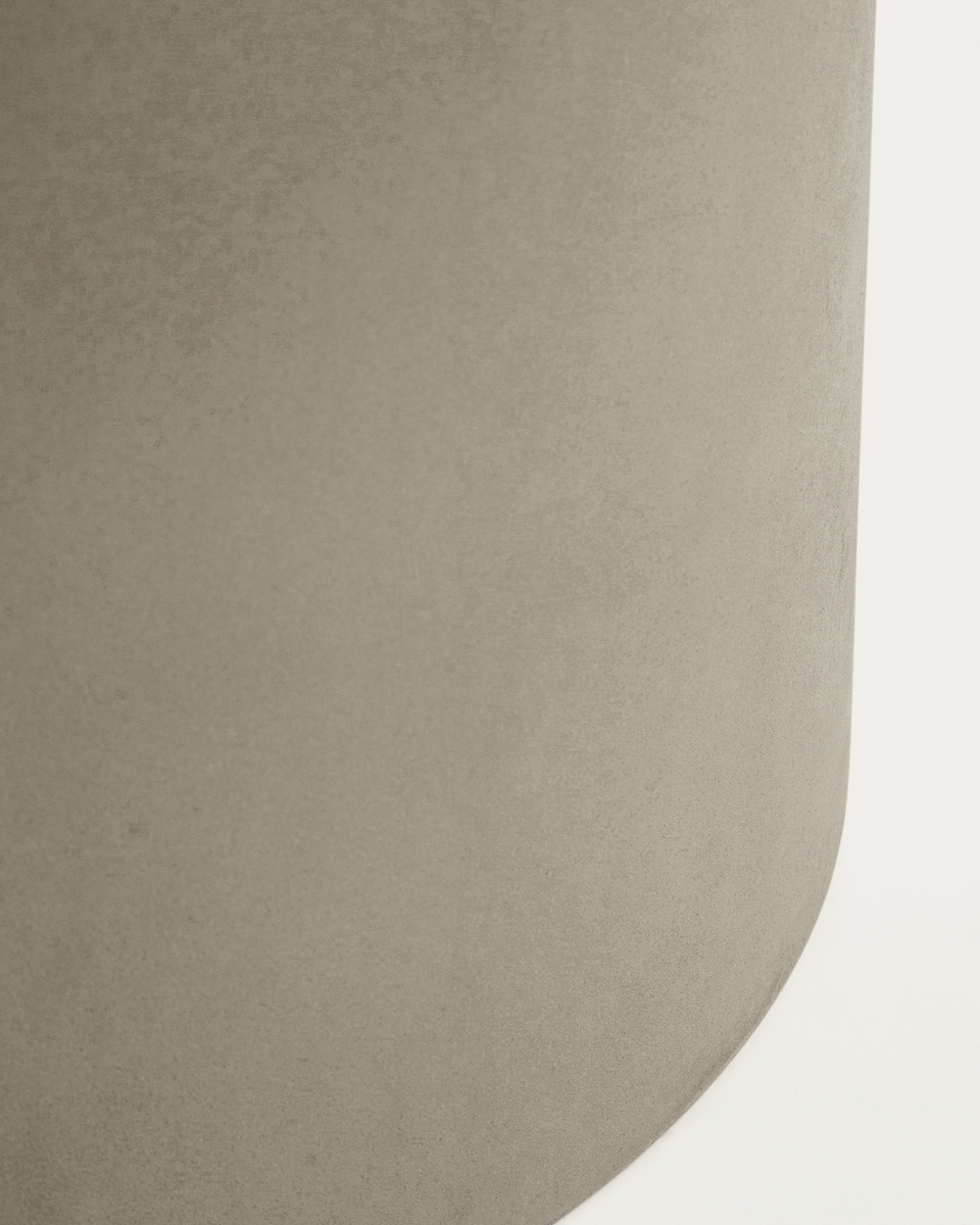 Кашпо Aiguablava из серого цемента Ø 52см