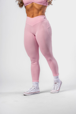 Леггинсы V-shaping Belt Leggings STRONG BEAUTY 425 Розовые