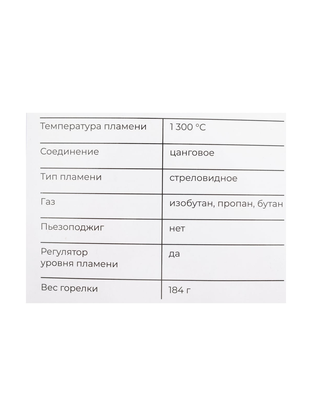 Газовая цельнометаллическая горелка Gigant G-7013D