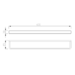 Полотенцедержатель Abber Westen AA1755B Черный матовый