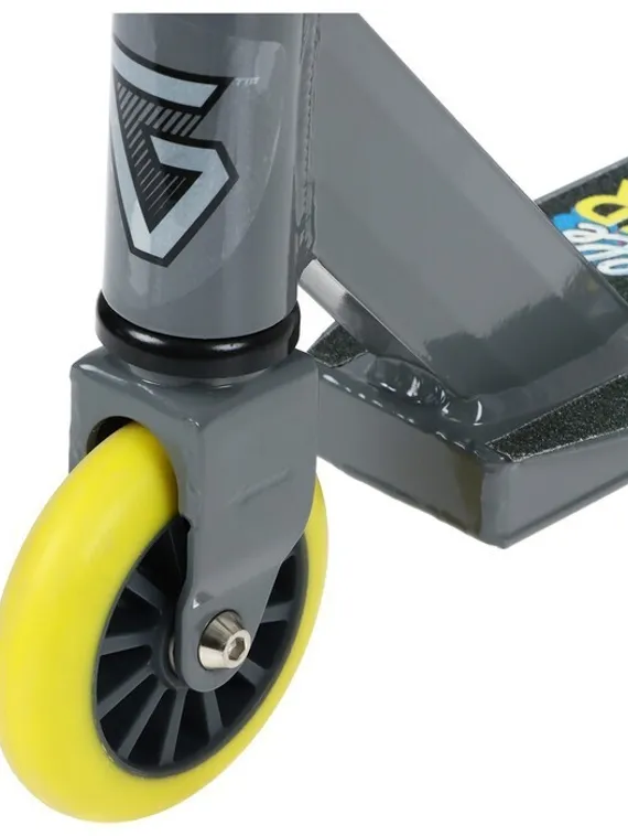 Самокат трюковый GRAFFITI, колёса PU/пластик 100 мм, ABEC 9, жёсткость 85А