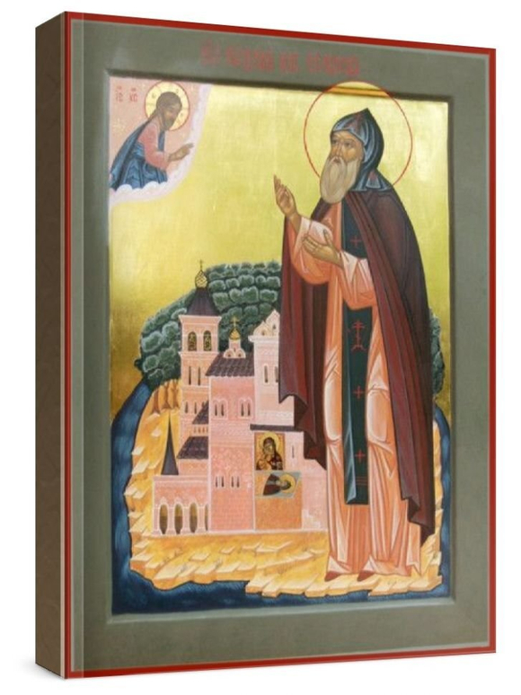 Нил Столобенский (рукописная икона)