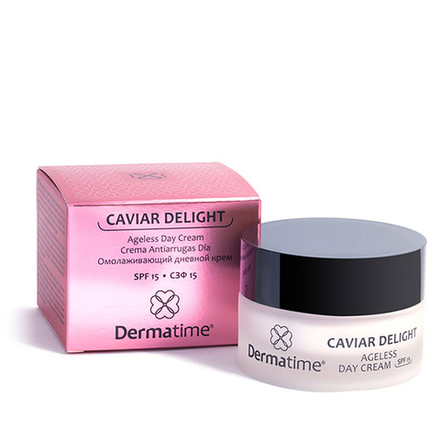 DERMATIME CAVIAR DELIGHT Ageless Day Cream SPF 15 – Омолаживающий дневной крем 50 мл