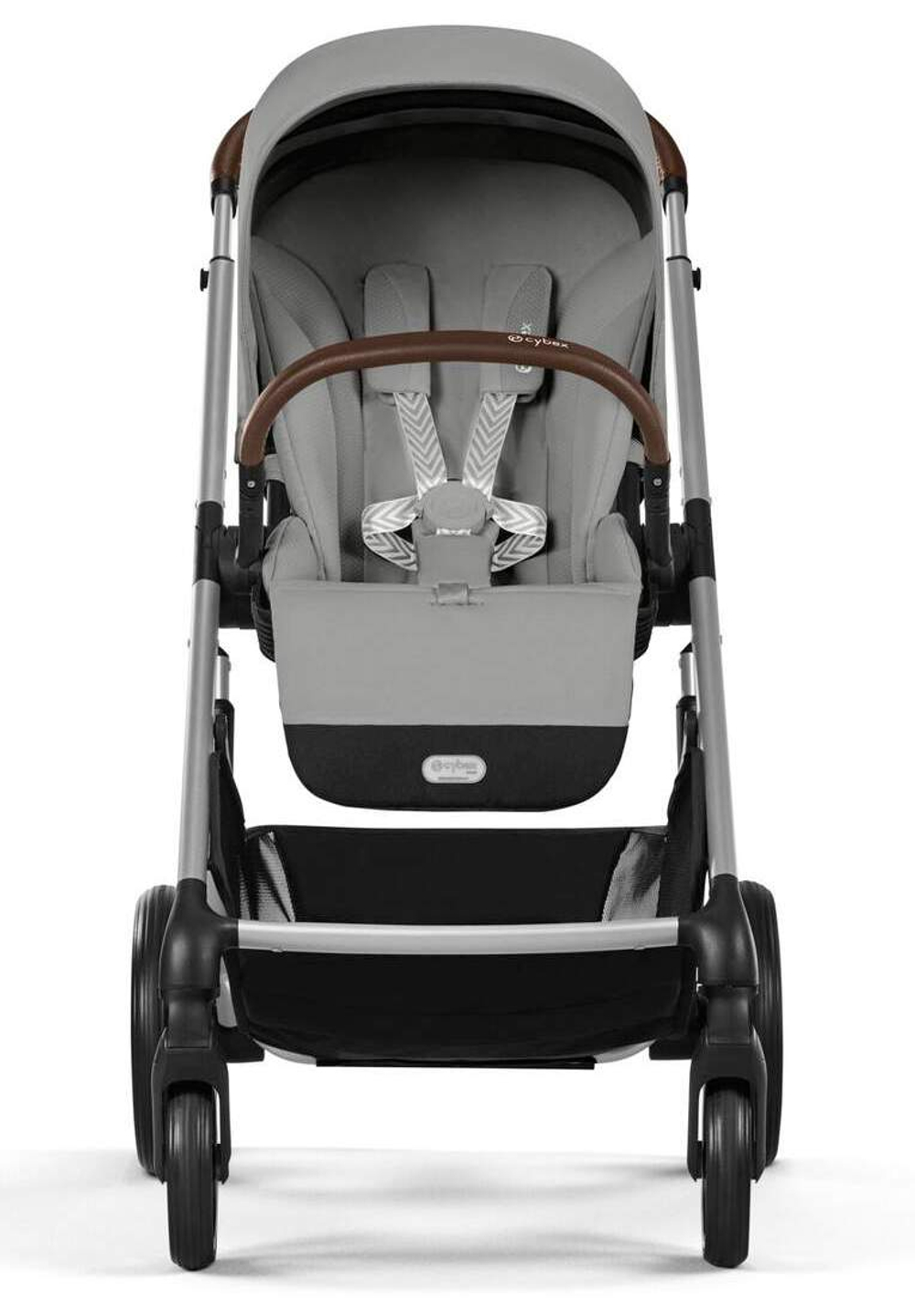 Прогулочная коляска Cybex Balios S Lux SLV 2025 524002459 Stone Grey с дождевиком