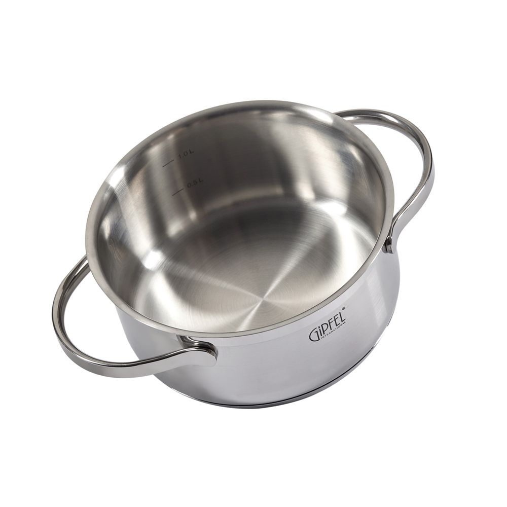 Кастрюля из нержавеющей стали Gipfel Victory 1366 16 см/1,3 л