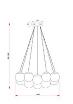 Подвесной светильник Freya FR5231PL-19CH