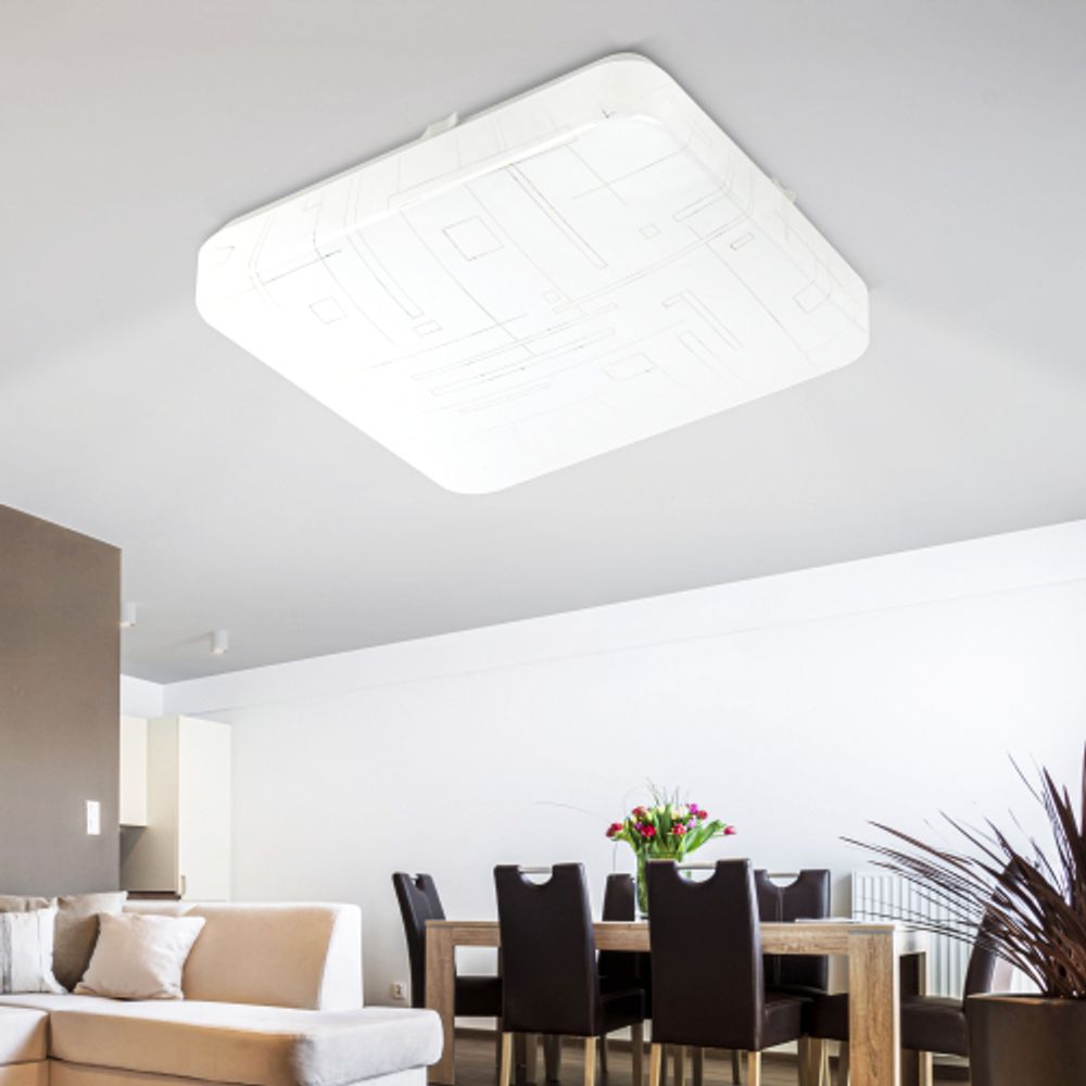 Светильник потолочный светодиодный ЭРА Классик без ДУ SPB-6-18 Nancy S 18Вт 4000K квадратный