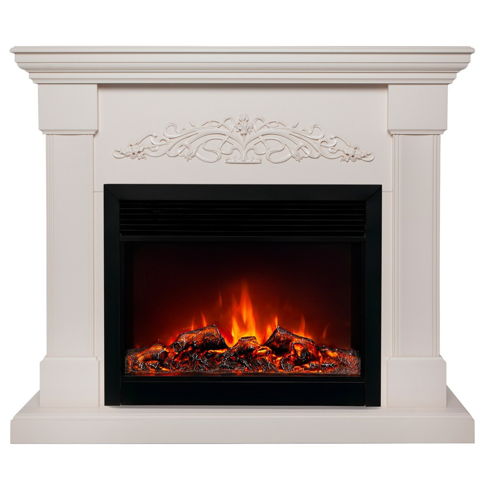 Электрокамин RealFlame Ofelia 26 BG орхидея с очагом Moonblaze Black