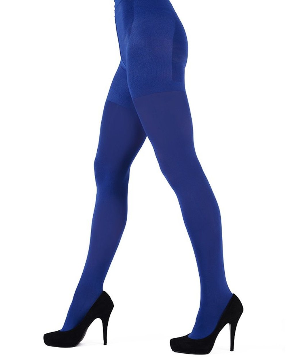 Бархатистые колготки Coloured Opaques (Размер: XL) (Цвет: малиновый)