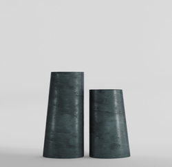Кашпо, коллекция Concrete (Midnight), форма DUET