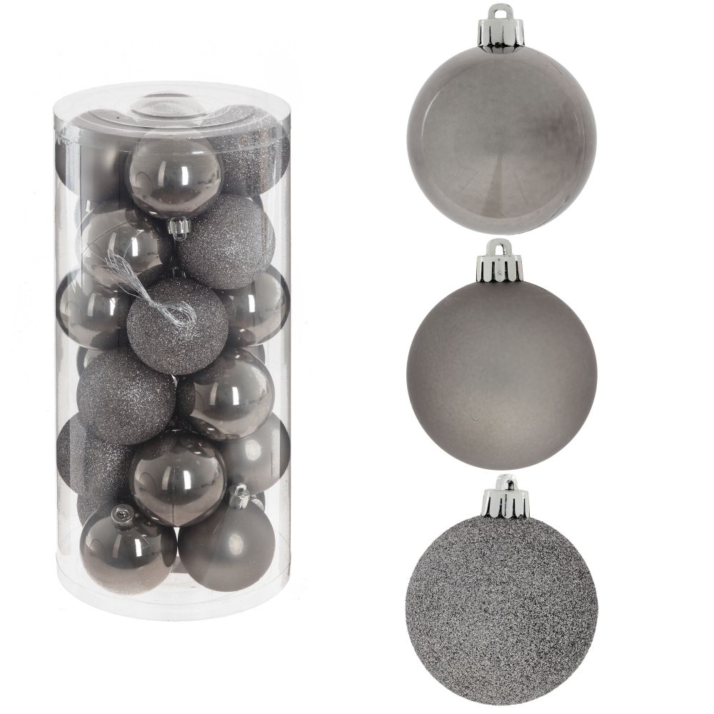 GAEM Набор из 24шт Украшение новогоднее "Шар", D 6 см, L14 W14 H30,5 см