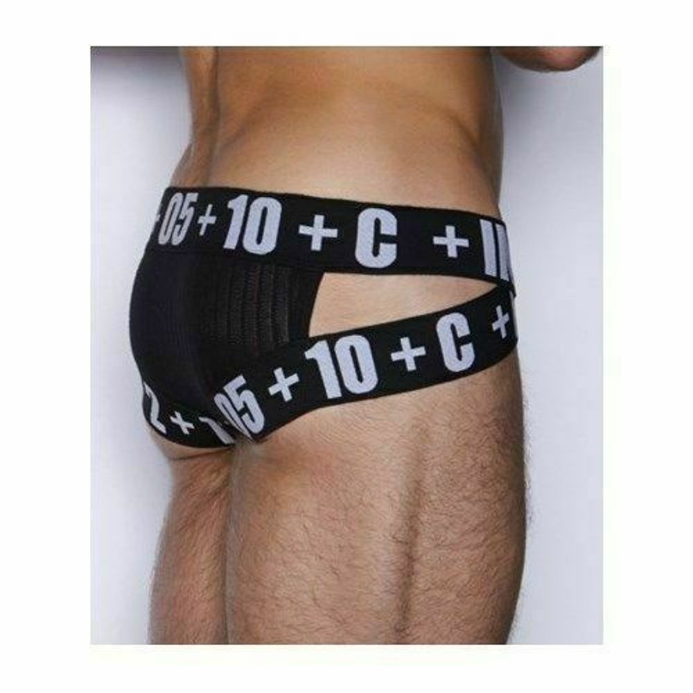 Мужские трусы брифы X черные C-IN2