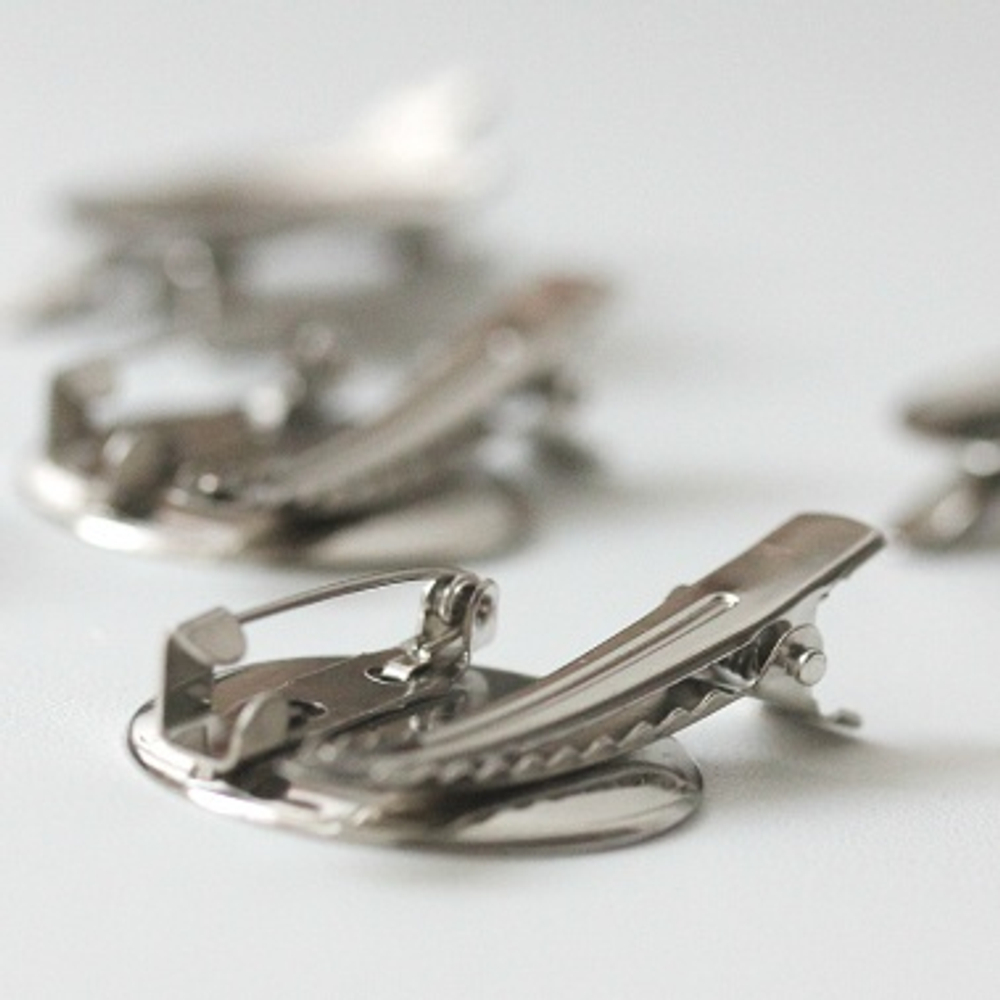 Набор основ 2 в 1 (булавка и зажим, 28мм)  4 шт