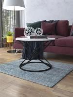 Журнальный стол Инфинити - ЧБ - МДФ в ПВХ