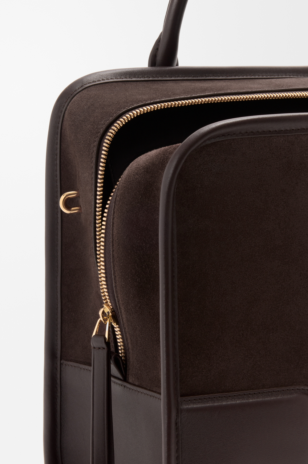 Loewe Большая сумка Amazona 180 из мягкой телячьей кожи, темно-каштановый