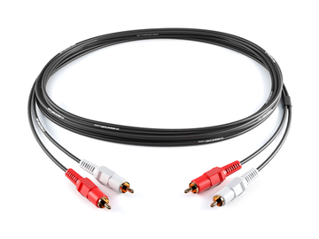 PROCAST cable 2RCA/2RCA.5 - межблочный звуковой небалансный соединительный стерео (2-х канальный) кабель