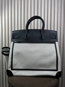 Дорожная сумка Hermes HAC Birkin 40 Cargo Toile