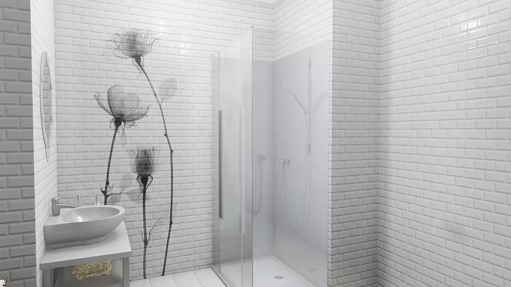 Панель ПВХ 3D Бланш фон 2700х250 мм