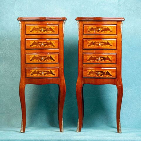 Винтаж: Пара комодов с маркетри