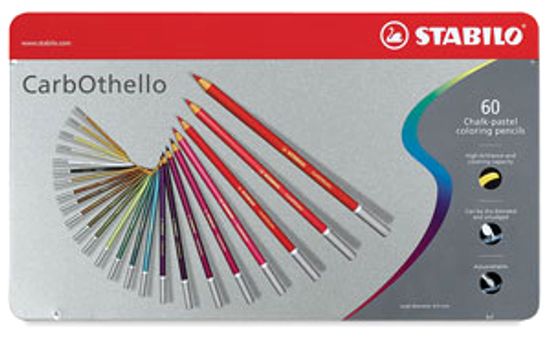 Набор карандашей для ретуши цветные, 60 шт, упак