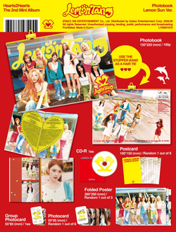 (ПРЕДЗАКАЗ) Альбом HEARTS2HEARTS - LEMON TANG 2nd Mini Album PHOTOBOOK 2 Version SET
