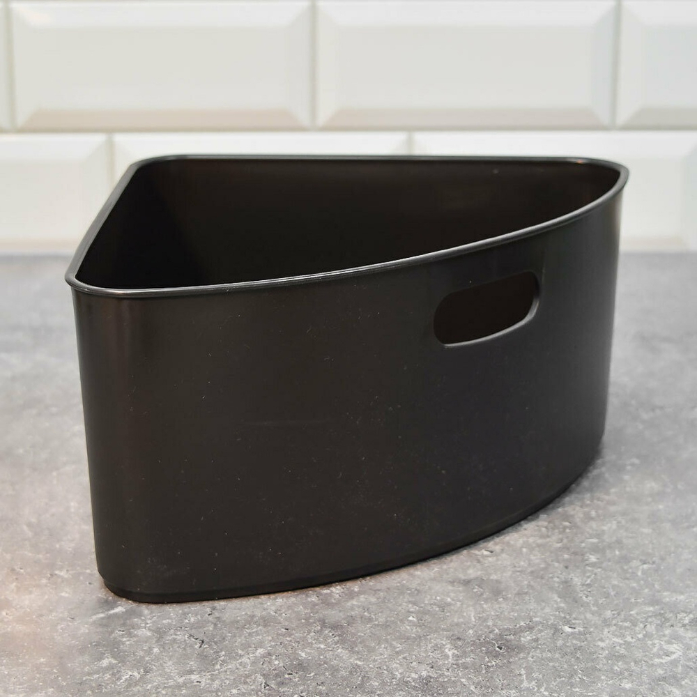 Корзина 3,8л 289*220*121мм "Agraba", базальт