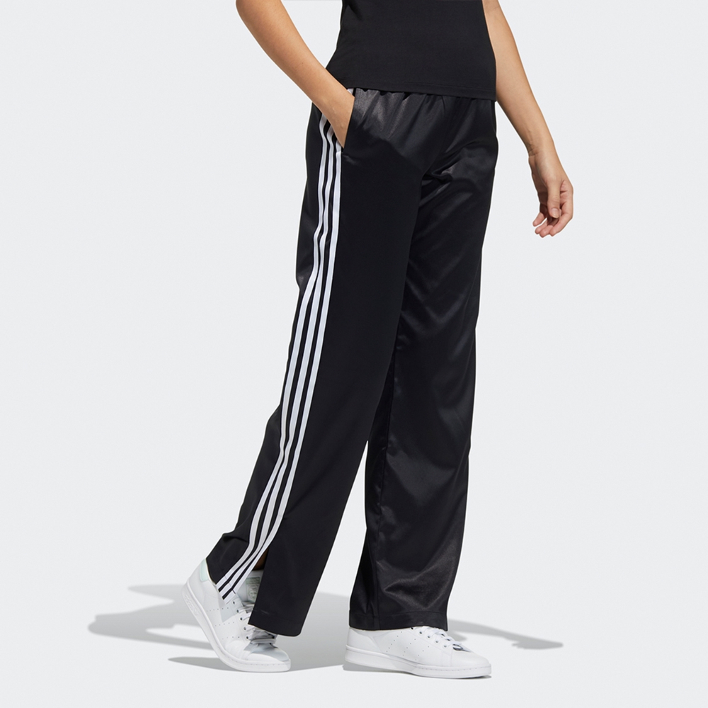 Брюки Adidas спортивные женские (атлас), черн.