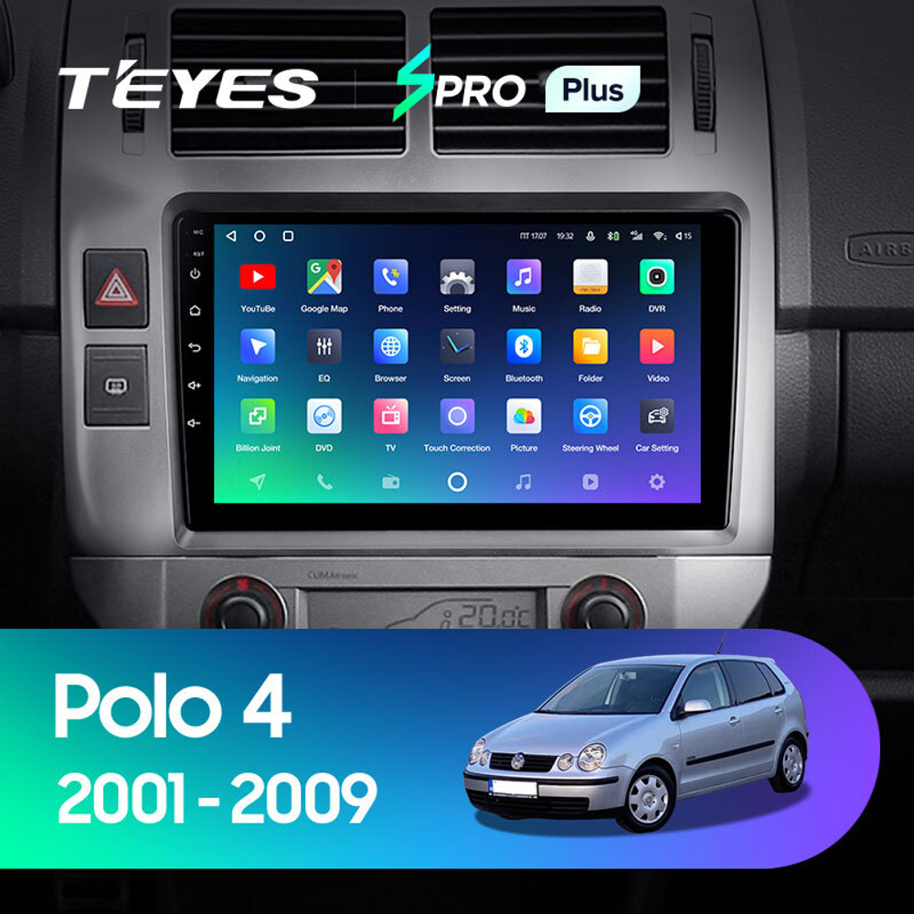 Teyes SPRO Plus 9"для Volkswagen Polo Mk4 2001-2009
