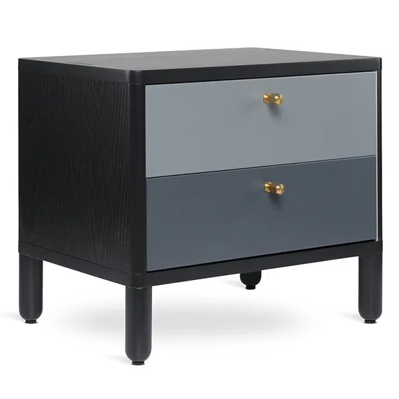 Тумба прикроватная saga, hordur, 55х40х50 см, черная