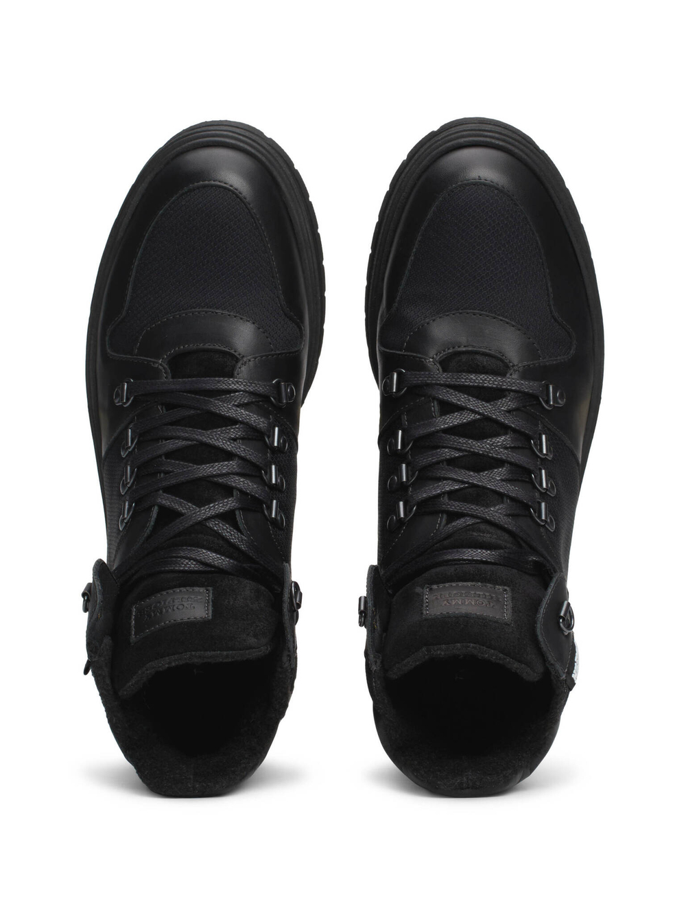 Кожаные трапперы Tommy Hilfiger - черный(FM0FM05180)