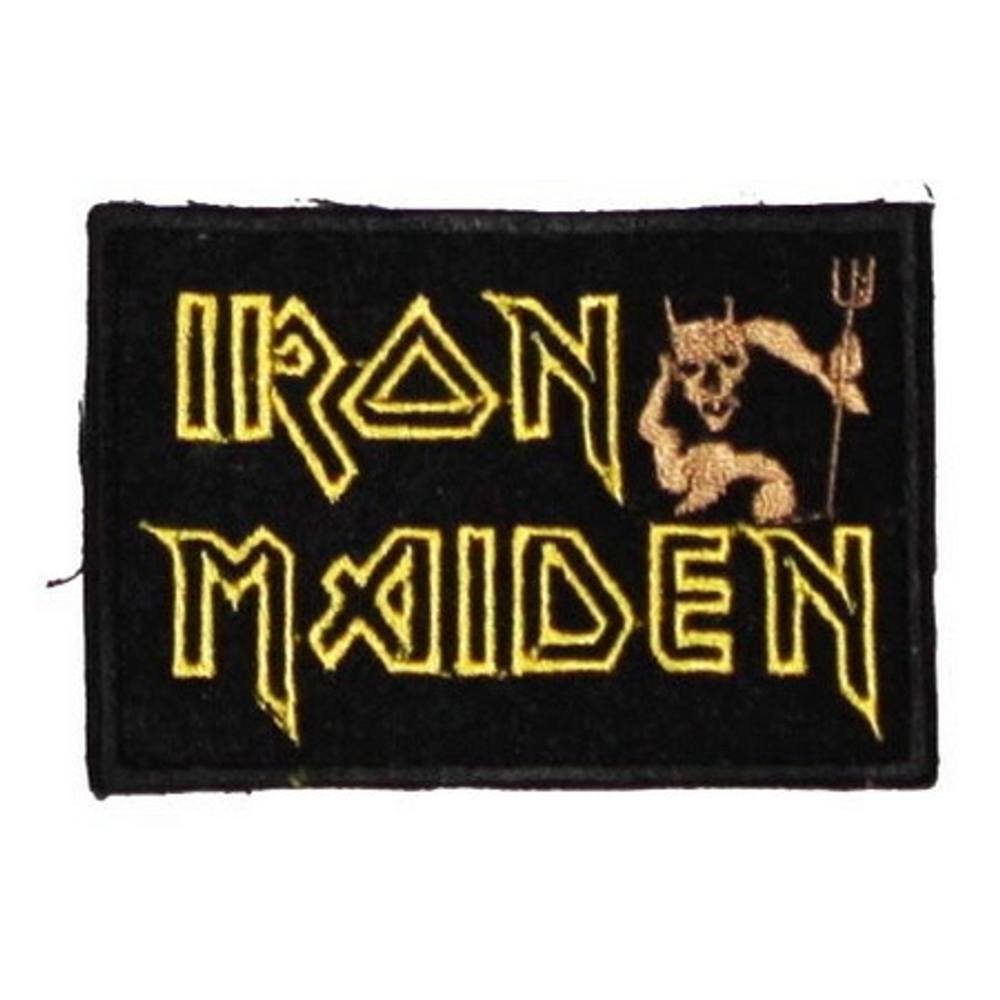 Нашивка Iron Maiden с чертом (221)