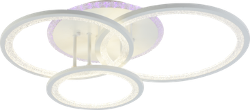 Светодиодная люстра 108W+8W 3000К-6000К RGB 8448/3 WHT белый Profit Light