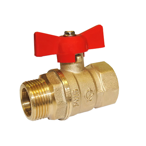 Кран шаровой 1/2'' вн/нар бабочка 11б27п1 Стандарт 231 ГАЛЛОП/ PN40