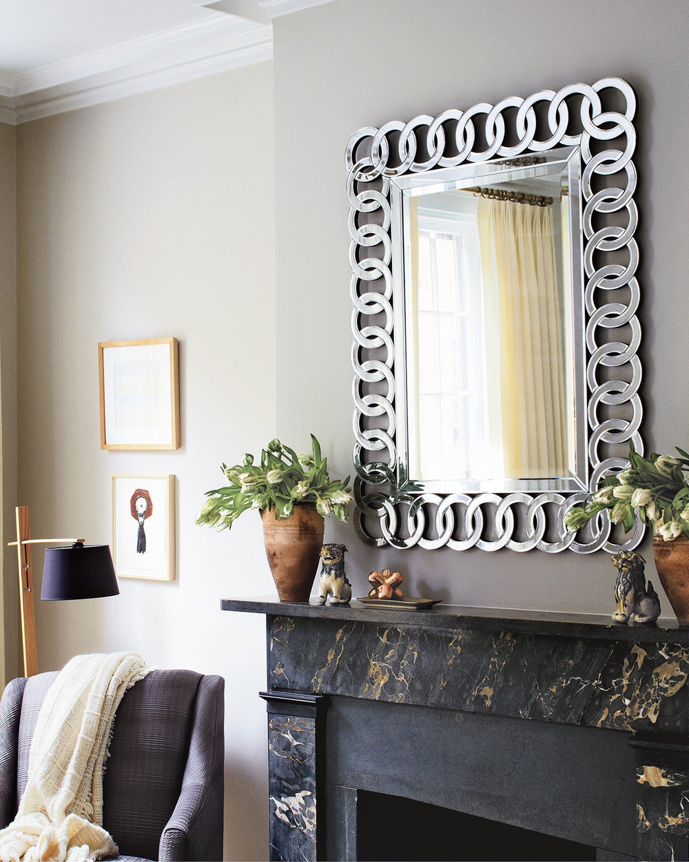 Зеркало в зеркальной раме “Огюст”