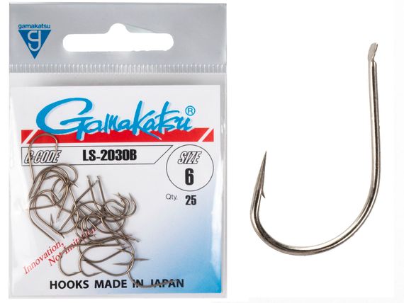 Крючки Gamakatsu LS-2030B HOOKS BRONZE разм. 06 25шт.