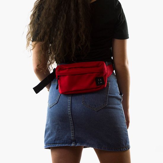 Поясная сумка ZAIN 207. Красная