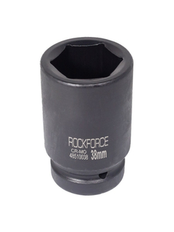 Головка ударная глубокая 38мм 3/4''6гр. RockForce##Rock FORCE RF-46510038