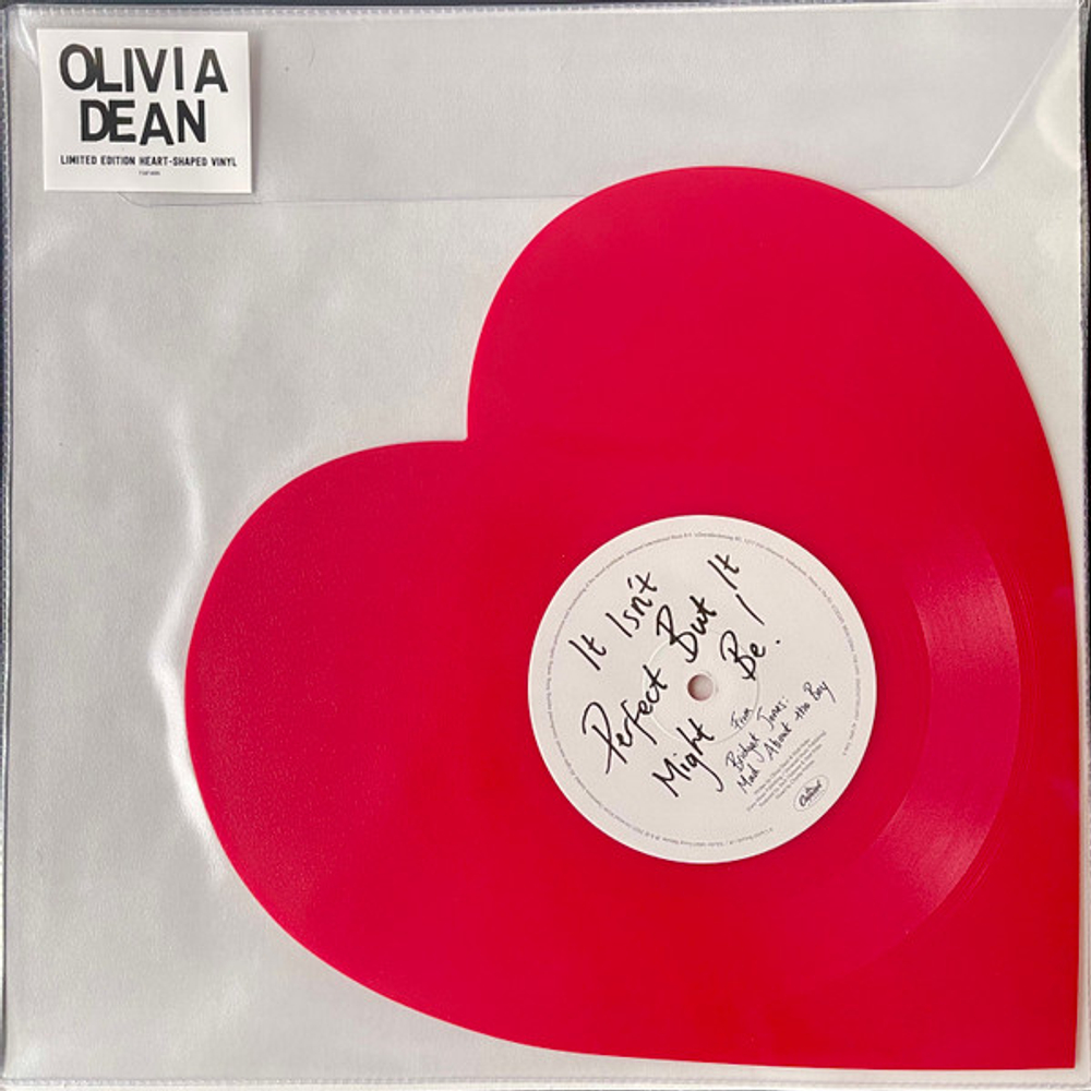 Olivia Dean - It Isn t Perfect But It Might Be! - Webstore Exclusive, Red Heart Shaped Vinyl - 2025 - новая виниловая пластинка