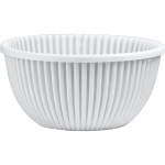 Кашпо для цветов пластиковое 6л d-31см «Верде» Белый