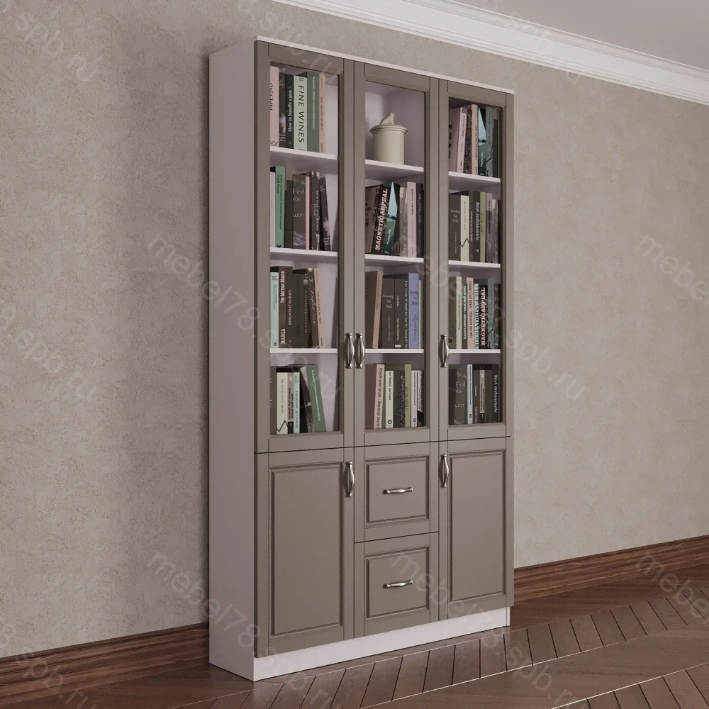 Шкаф книжный 3/4