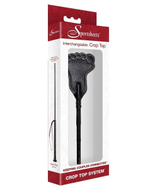 Чёрная насадка с шлепком-ступнёй для системы Top Crop (Цвет: черный)