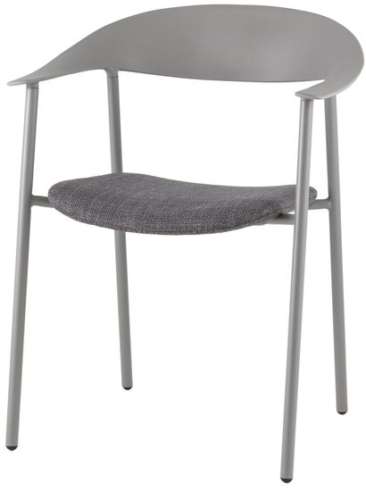 Стул Form с подушкой пластик серый