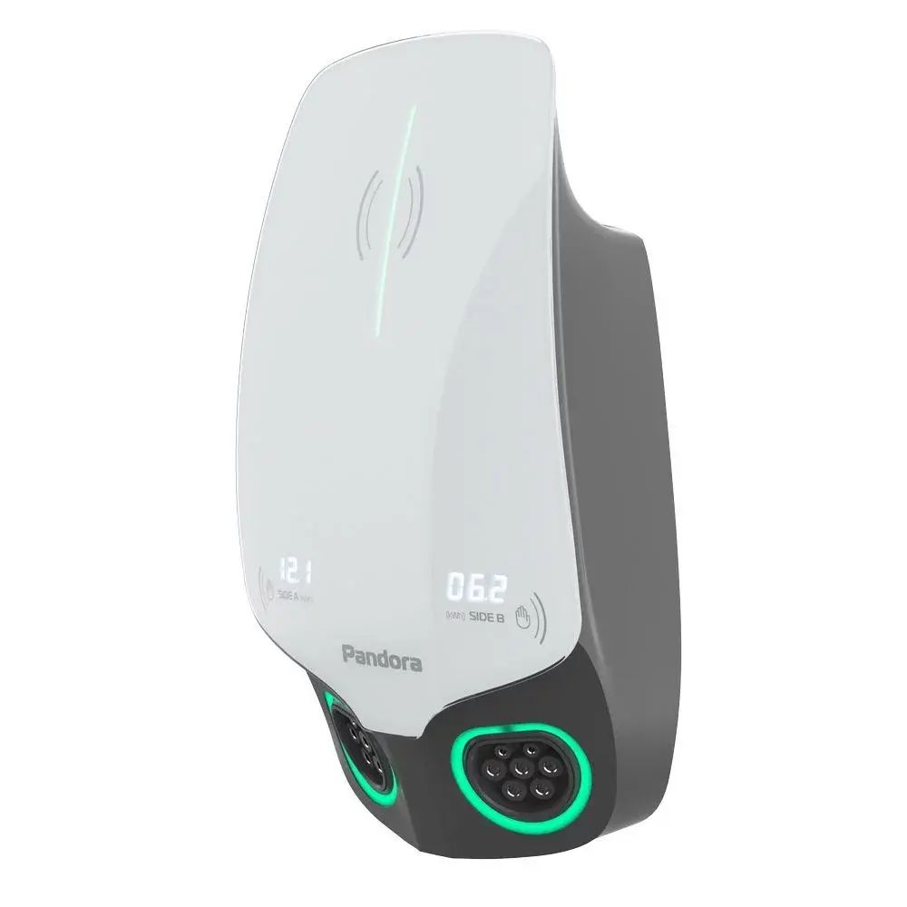 Зарядная станция Pandor Wall-E DUO TT Home Edition AC 22+22 кВт - 4