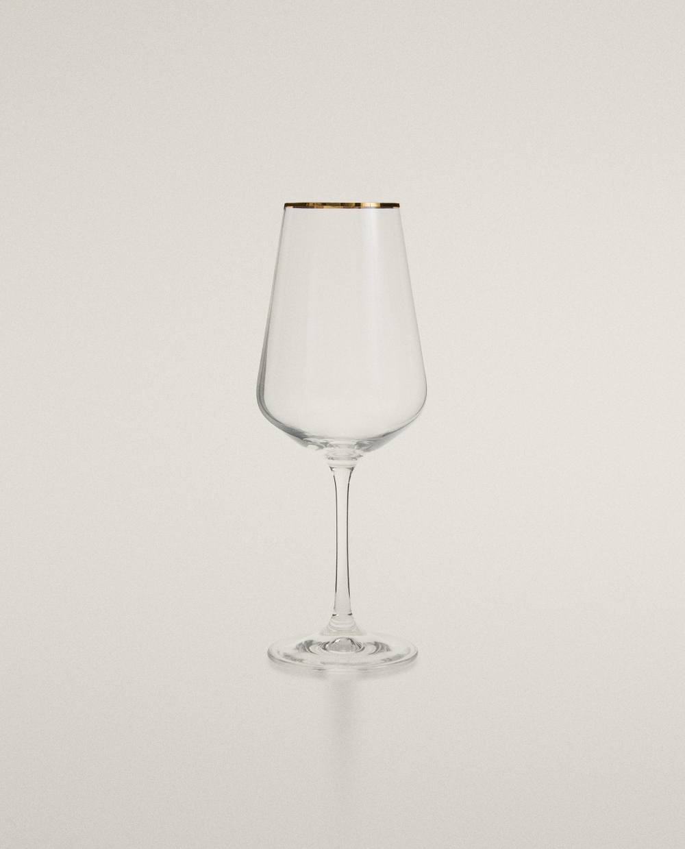 Zara Home рюмка из стекла, цвет золотой, 24 см